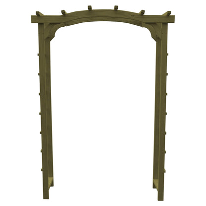 Heritage Lawncraft Newport Pressure Treated Wooden Garden Arbor