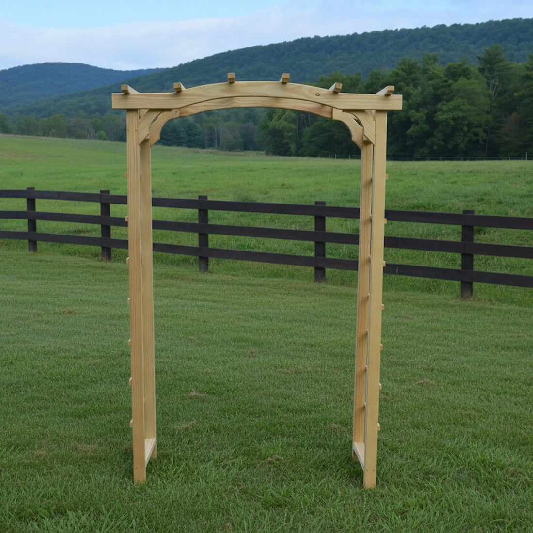 Heritage Lawncraft Newport Pressure Treated Wooden Garden Arbor