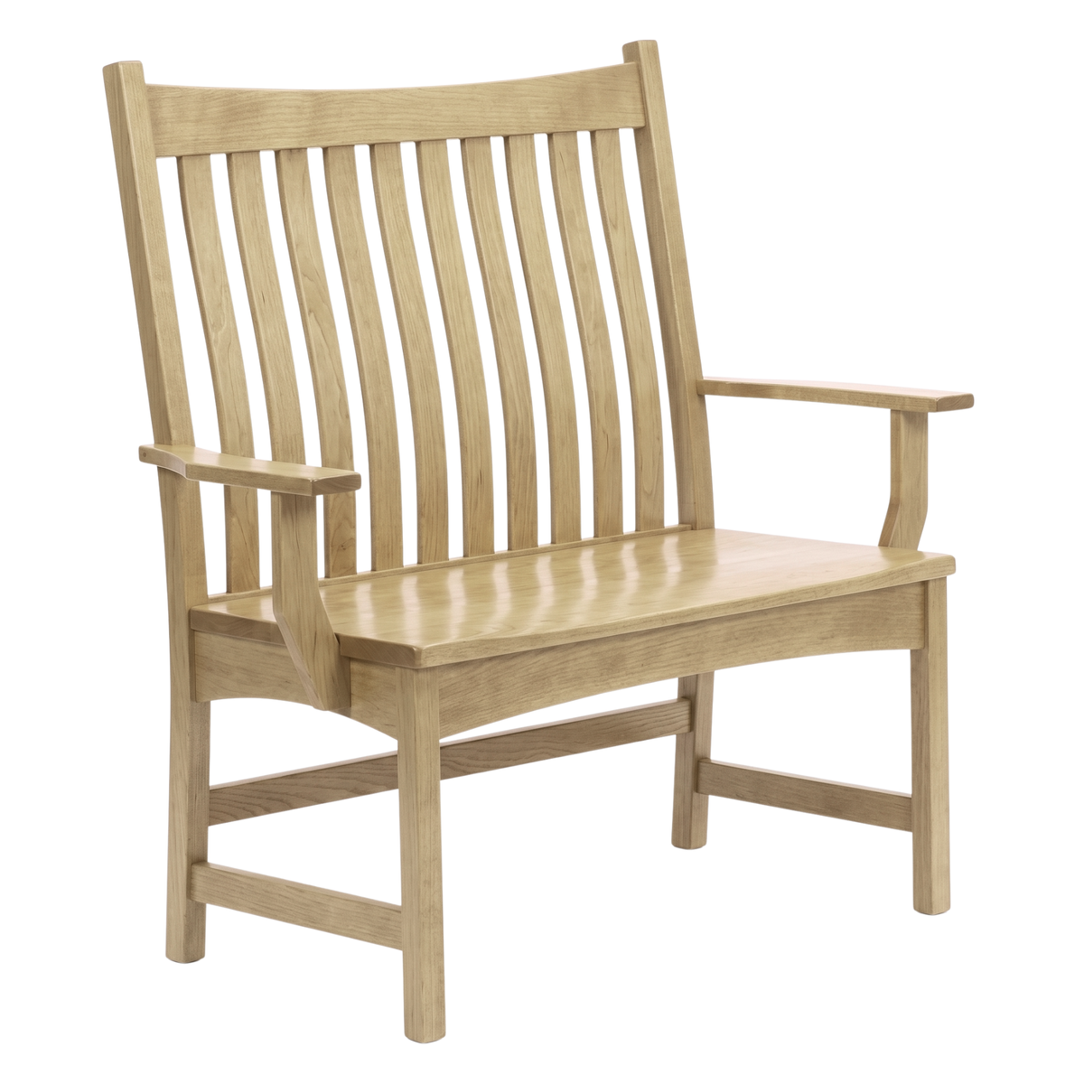 Hoosier Timbercraft Allen Maple Wooden Bench