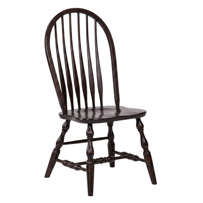 Hoosier Timbercraft Bent Bow Back Amish Oak Dining Chair