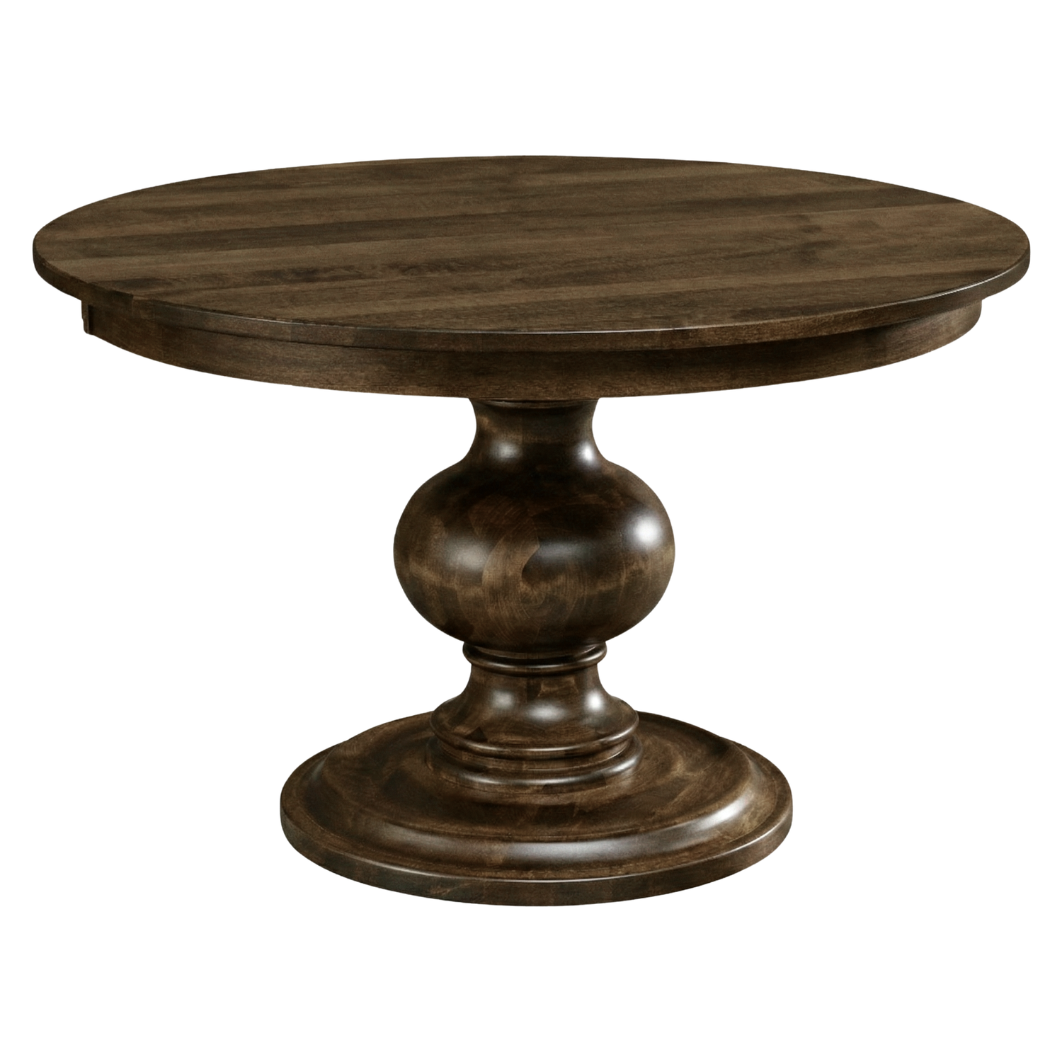 Hoosier Timbercraft Glenwood Round Pedestal Maple Dining Height Table
