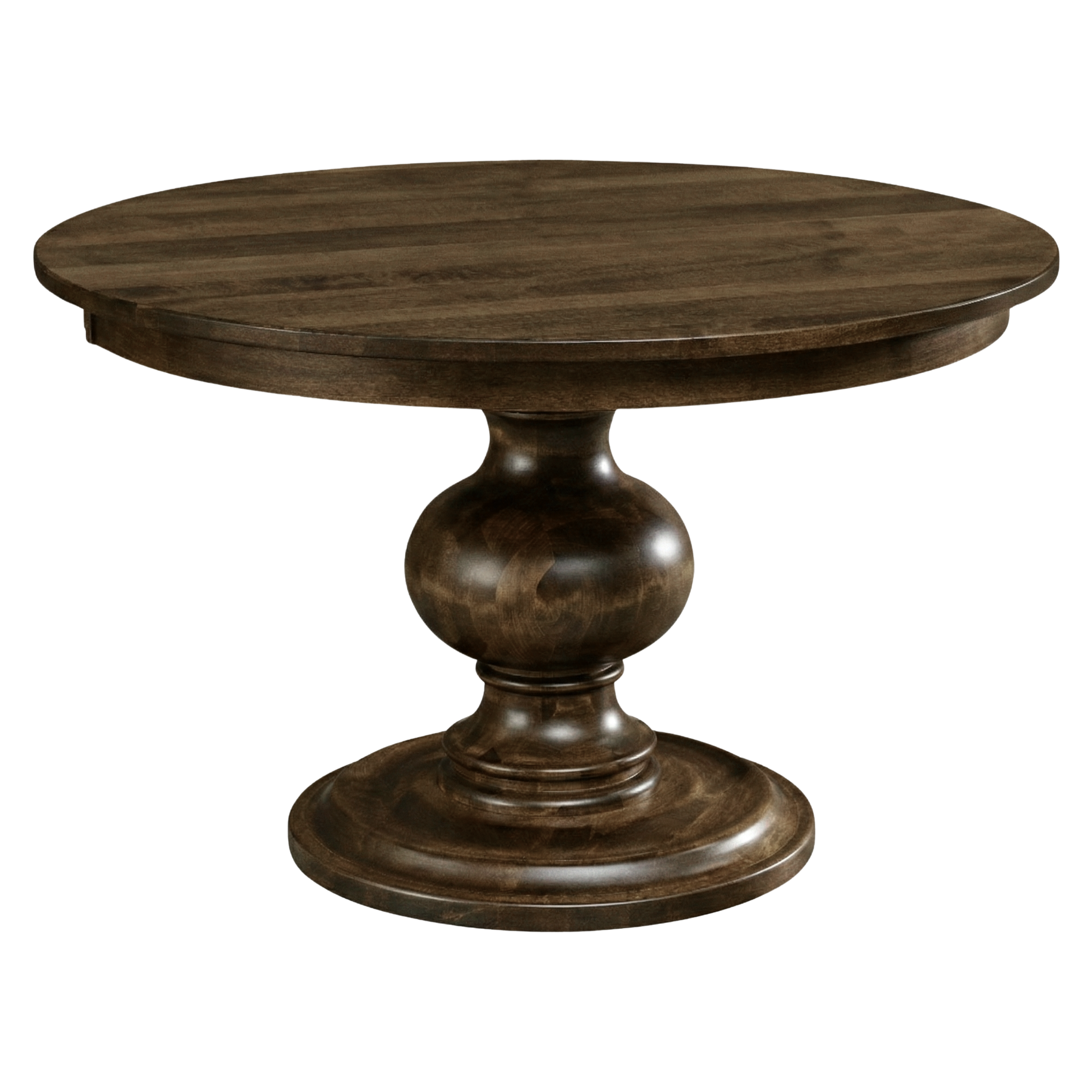 Hoosier Timbercraft Glenwood Round Pedestal Maple Dining Height Table