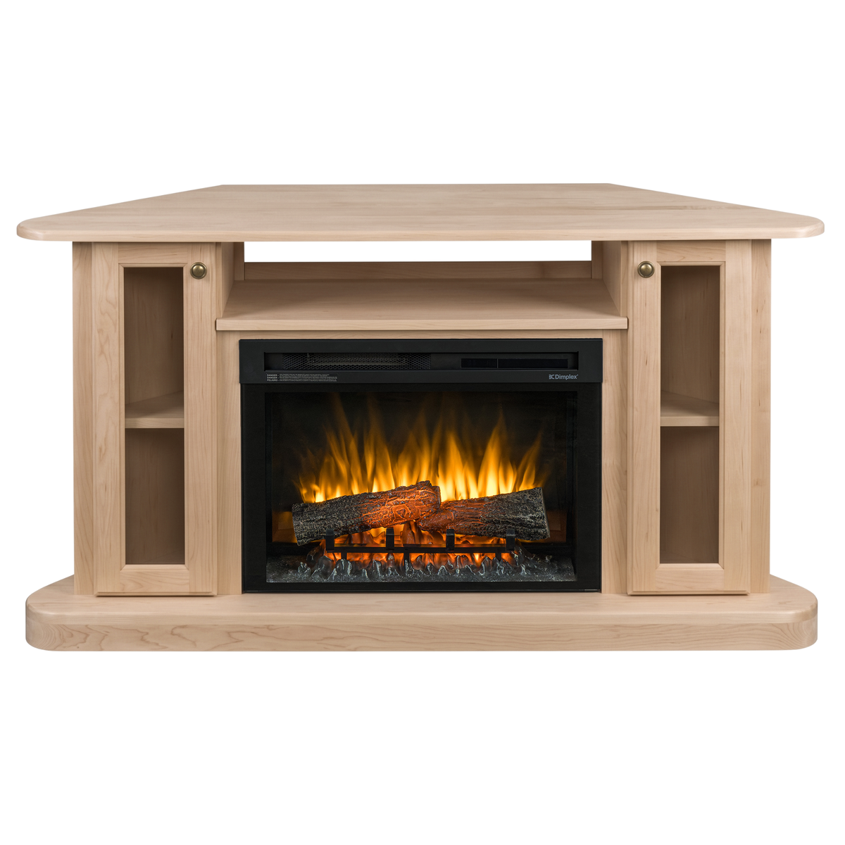 Hoosier Timbercraft Bayside Electric Corner Fireplace