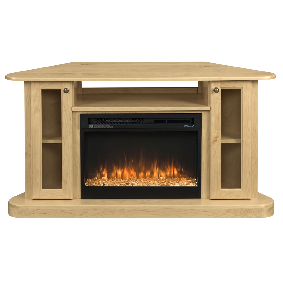Hoosier Timbercraft Bayside Electric Corner Fireplace