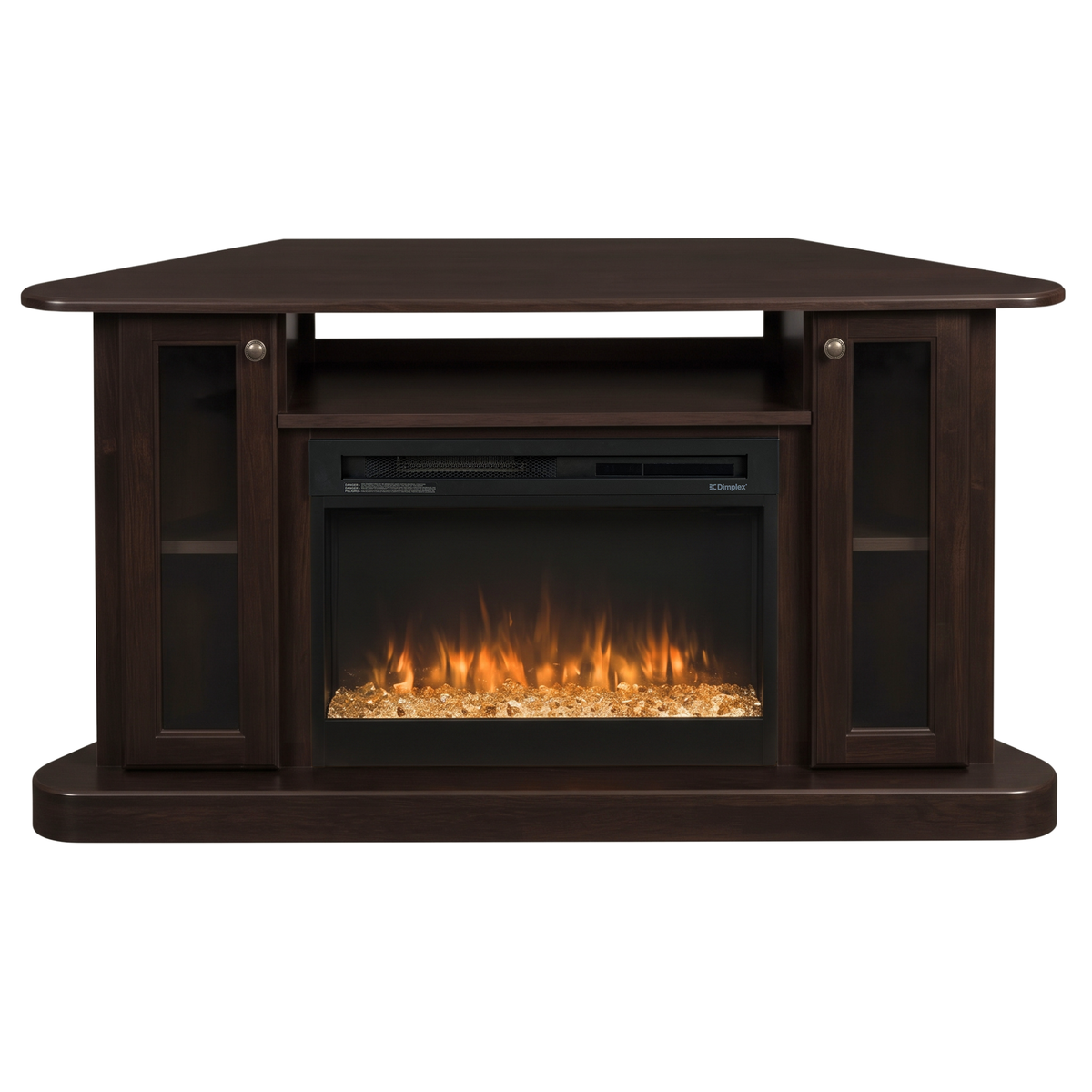 Hoosier Timbercraft Bayside Electric Corner Fireplace
