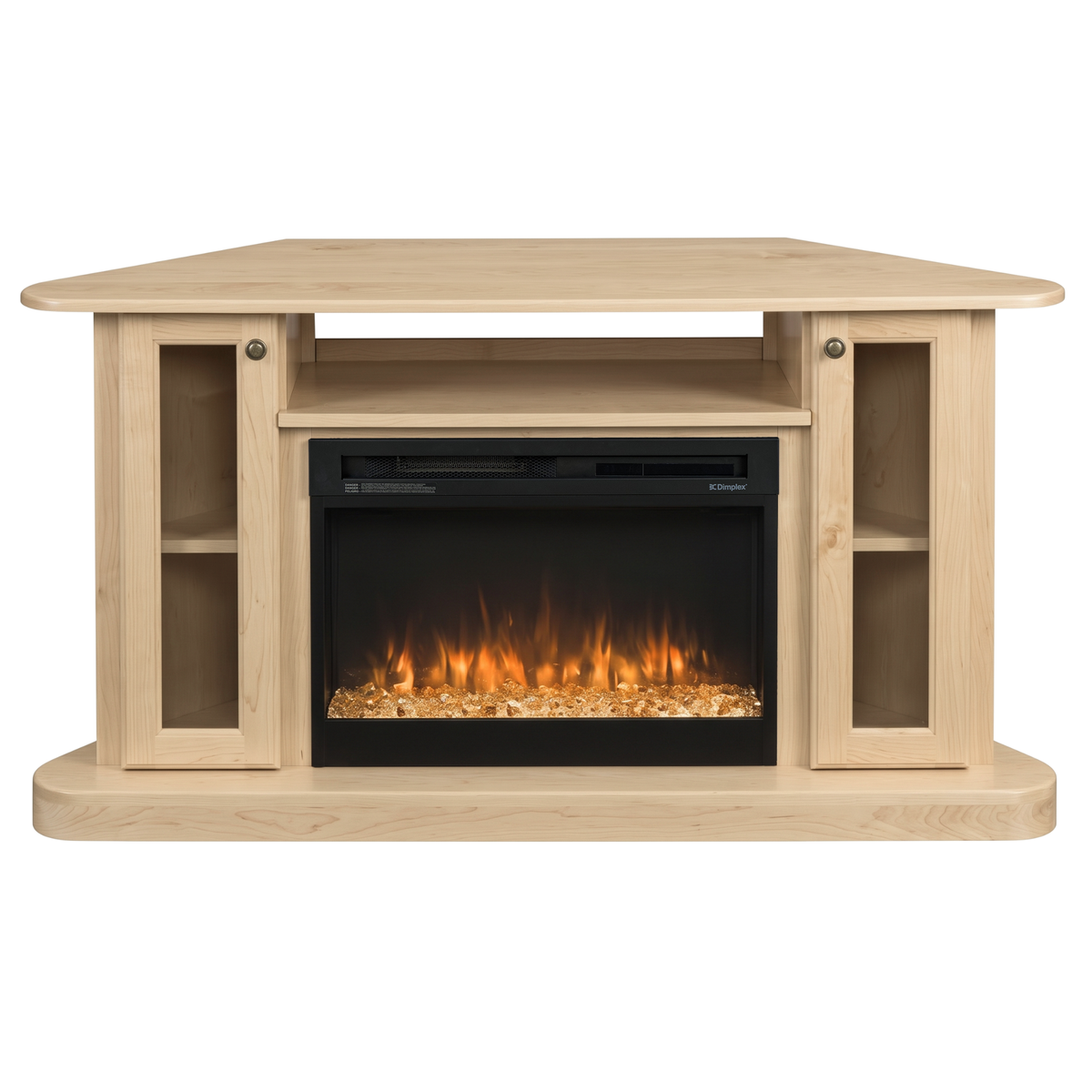 Hoosier Timbercraft Bayside Electric Corner Fireplace