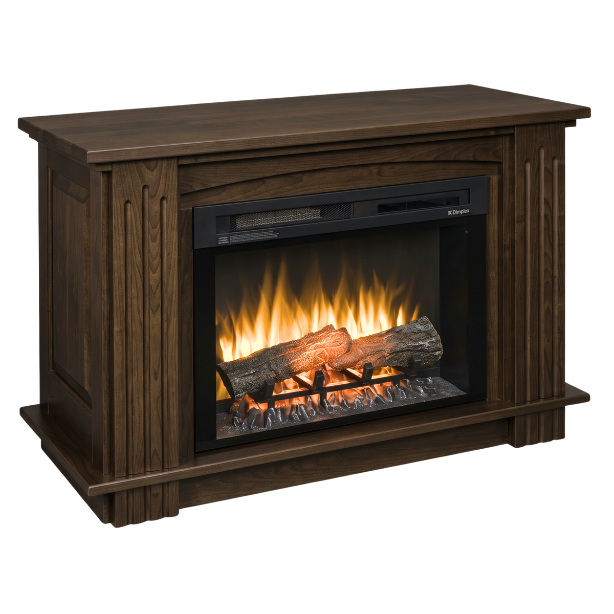 Hoosier Timbercraft Bristol Brown Maple Fireplace