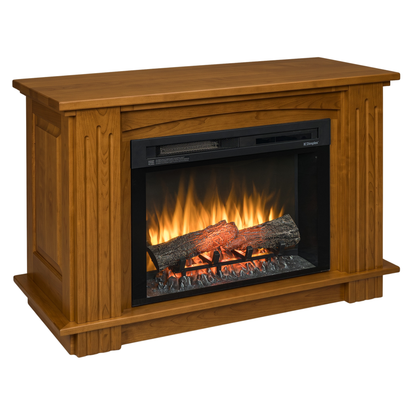 Hoosier Timbercraft Bristol Brown Maple Fireplace