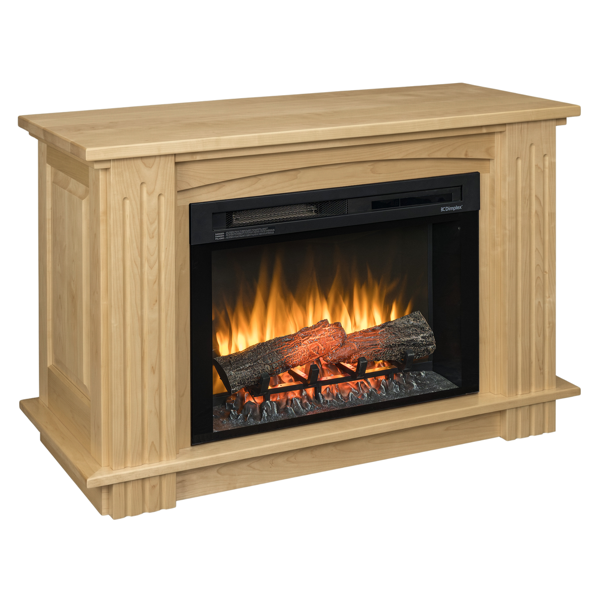 Hoosier Timbercraft Bristol Brown Maple Fireplace