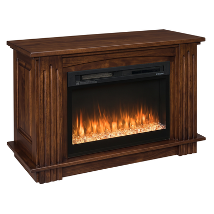 Hoosier Timbercraft Bristol Brown Maple Fireplace