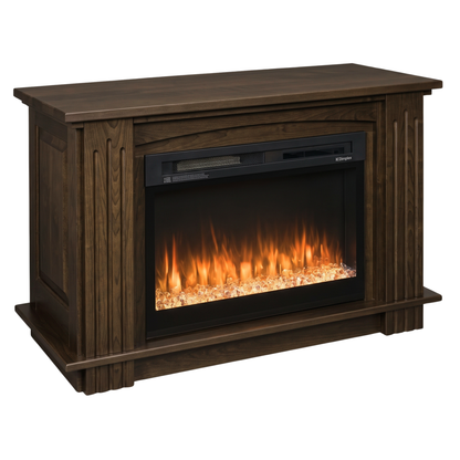 Hoosier Timbercraft Bristol Brown Maple Fireplace