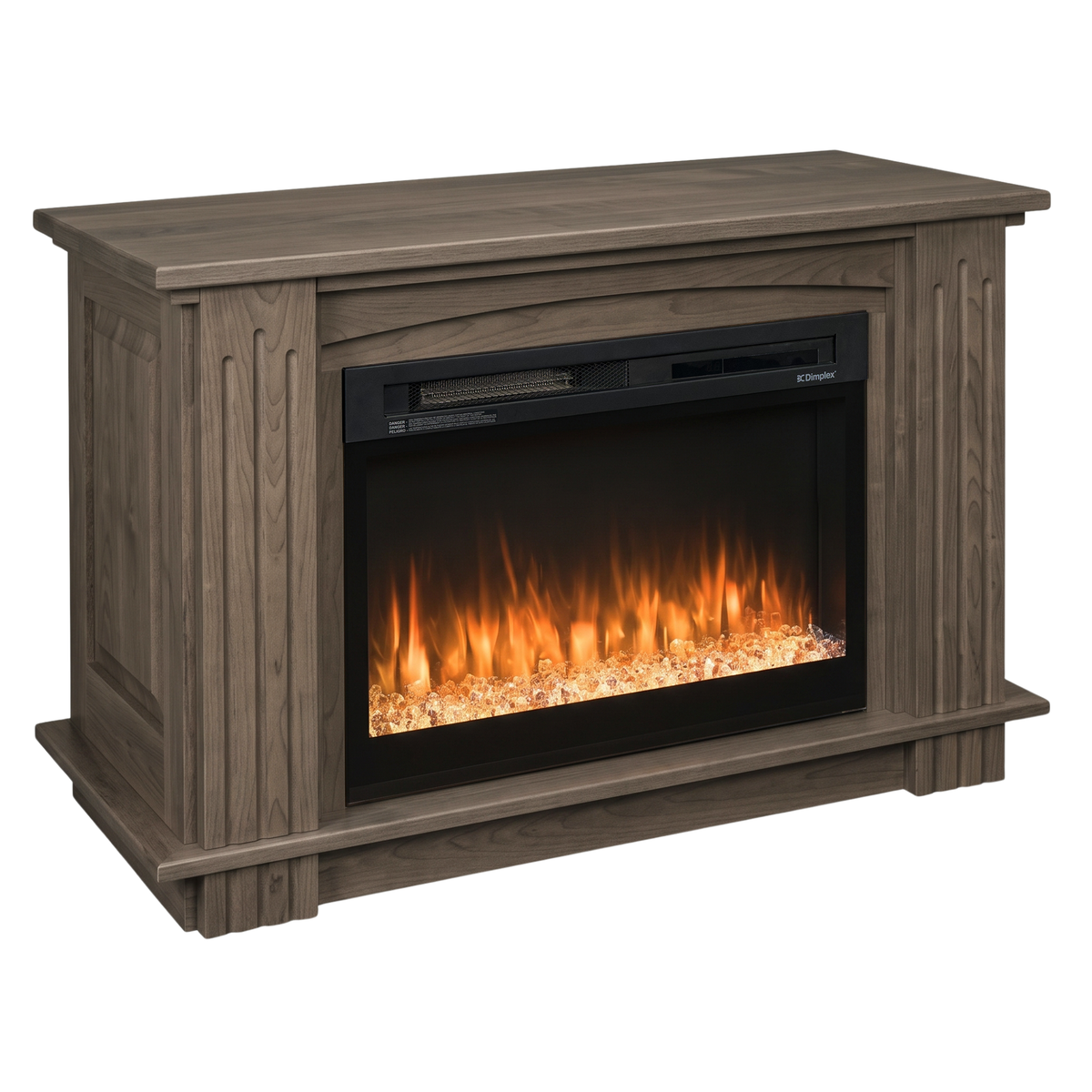 Hoosier Timbercraft Bristol Brown Maple Fireplace