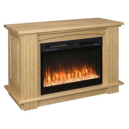 Hoosier Timbercraft Bristol Brown Maple Fireplace