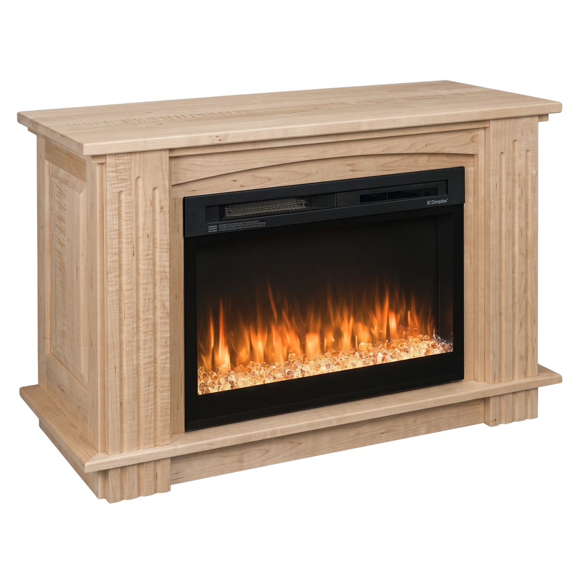 Hoosier Timbercraft Bristol Brown Maple Fireplace