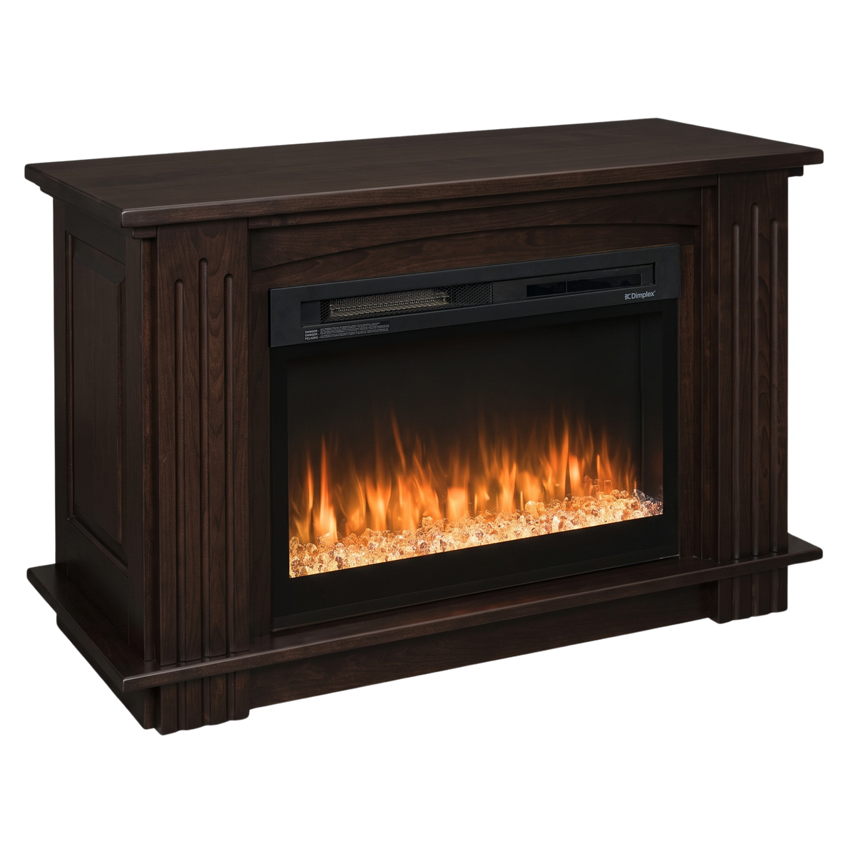Hoosier Timbercraft Bristol Brown Maple Fireplace