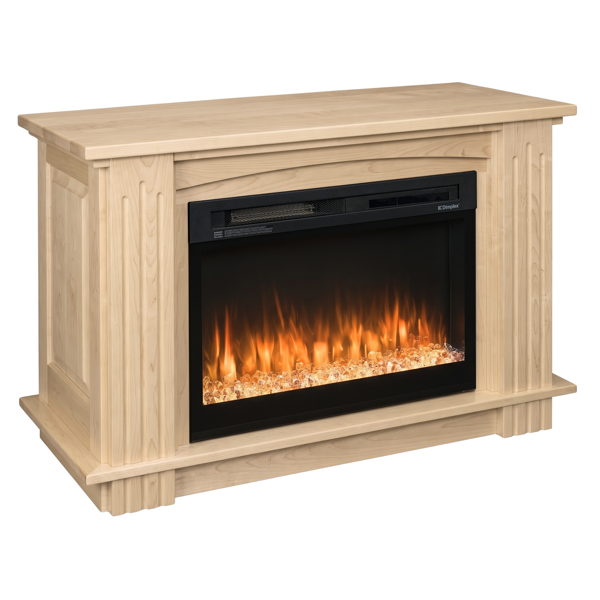 Hoosier Timbercraft Bristol Brown Maple Fireplace