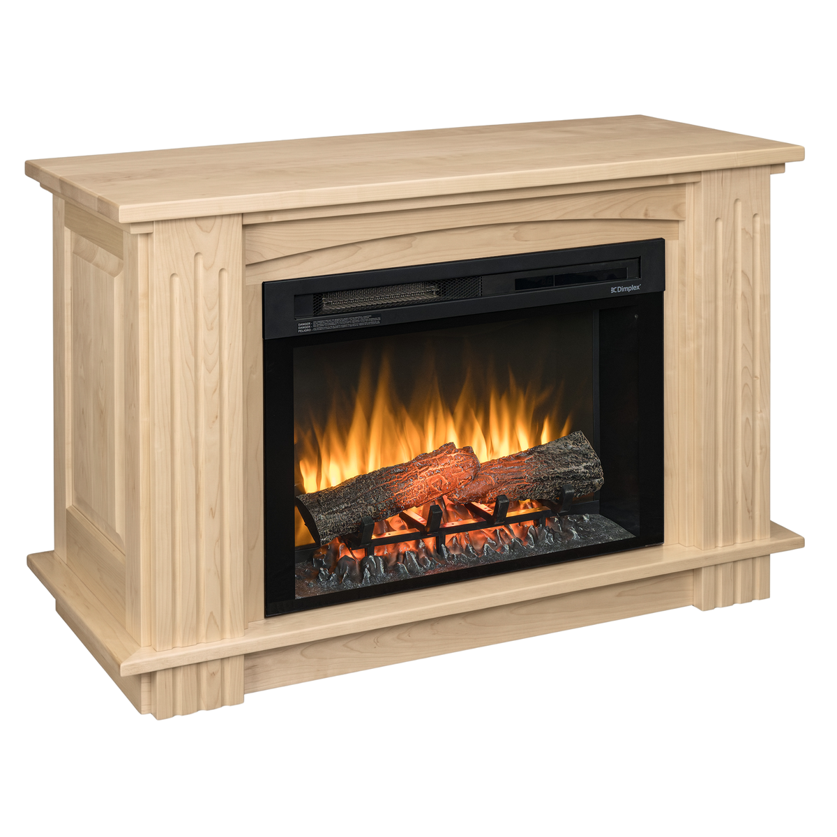 Hoosier Timbercraft Bristol Brown Maple Fireplace