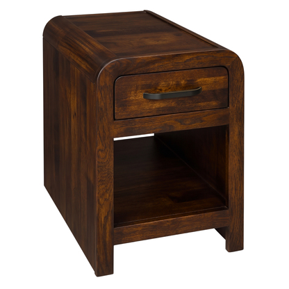 Hoosier Timbercraft Crestview Brown Maple End Table