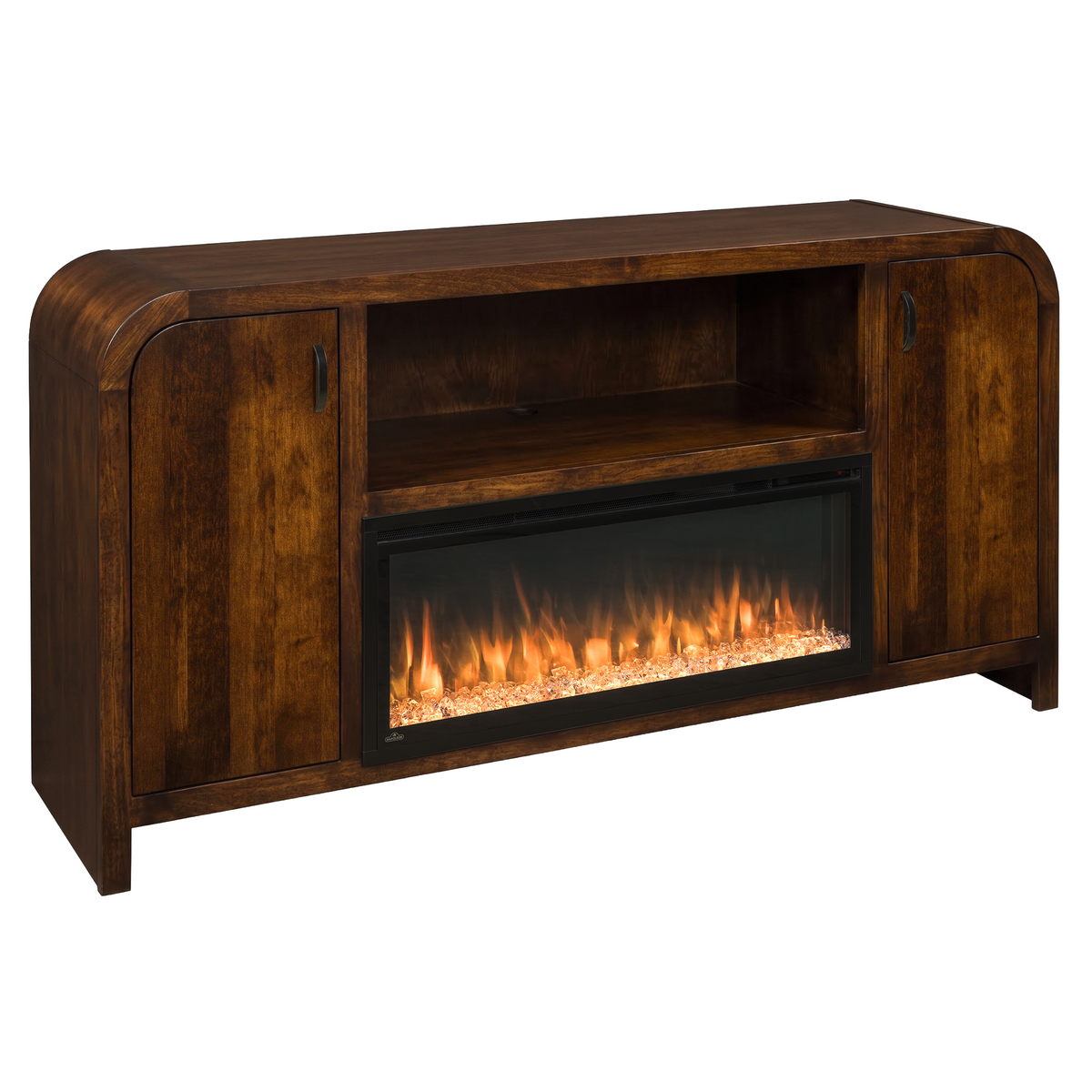 Hoosier Timbercraft Crestview Brown Maple Fireplace