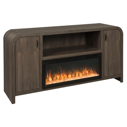 Hoosier Timbercraft Crestview Brown Maple Fireplace
