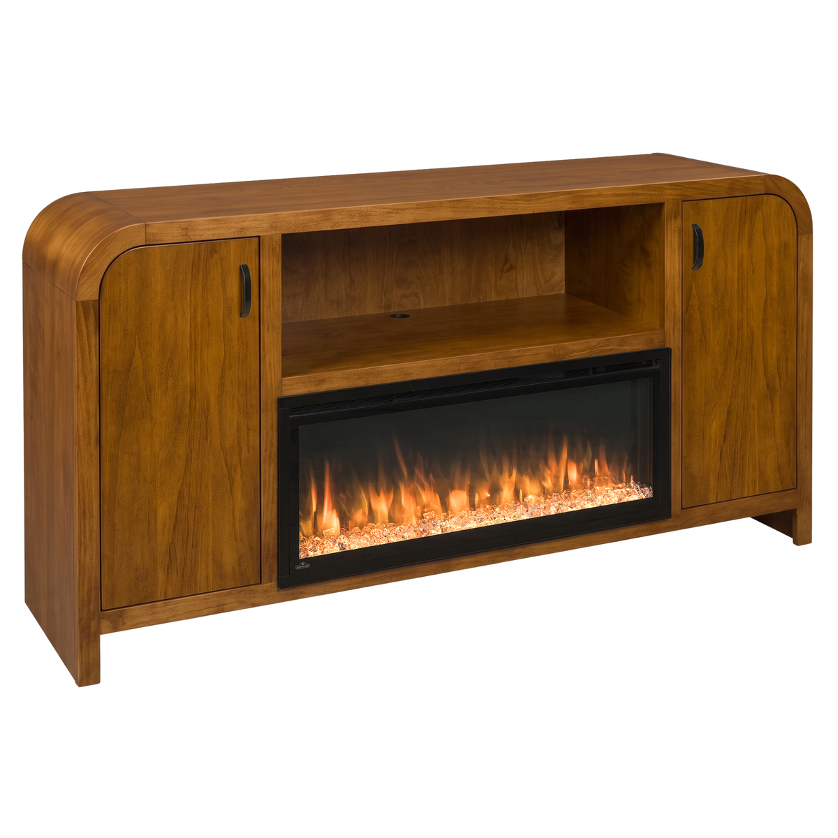 Hoosier Timbercraft Crestview Brown Maple Fireplace