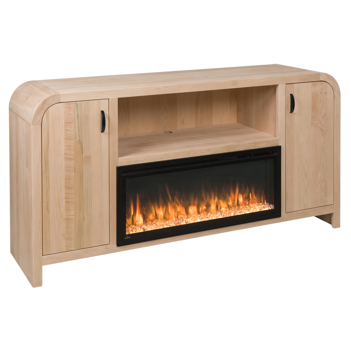 Hoosier Timbercraft Crestview Brown Maple Fireplace
