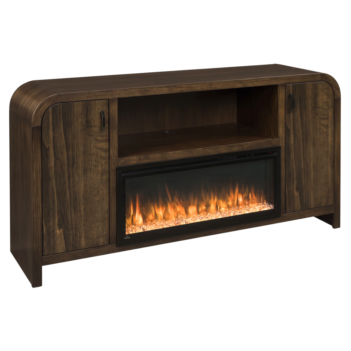 Hoosier Timbercraft Crestview Brown Maple Fireplace