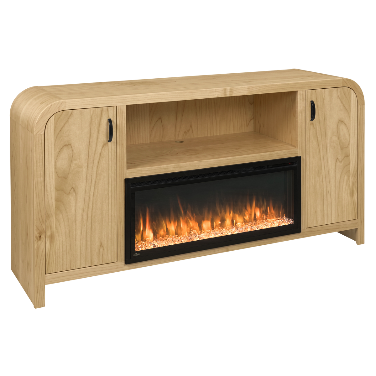 Hoosier Timbercraft Crestview Brown Maple Fireplace