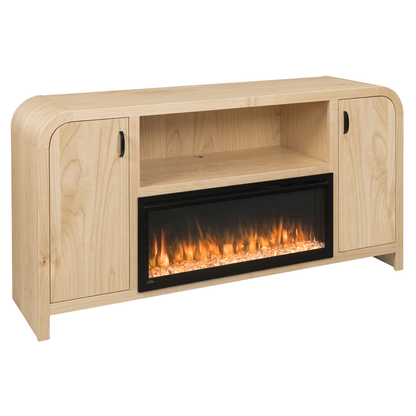 Hoosier Timbercraft Crestview Brown Maple Fireplace