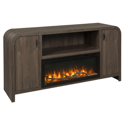 Hoosier Timbercraft Crestview Brown Maple Fireplace