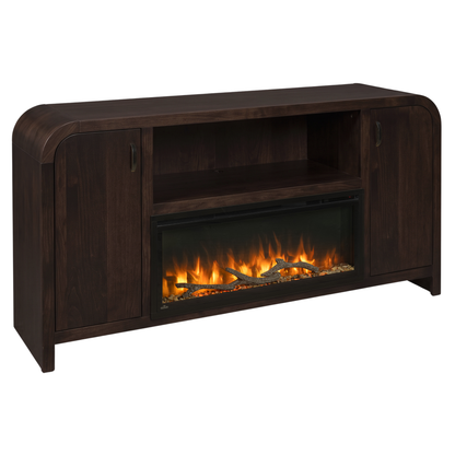 Hoosier Timbercraft Crestview Brown Maple Fireplace