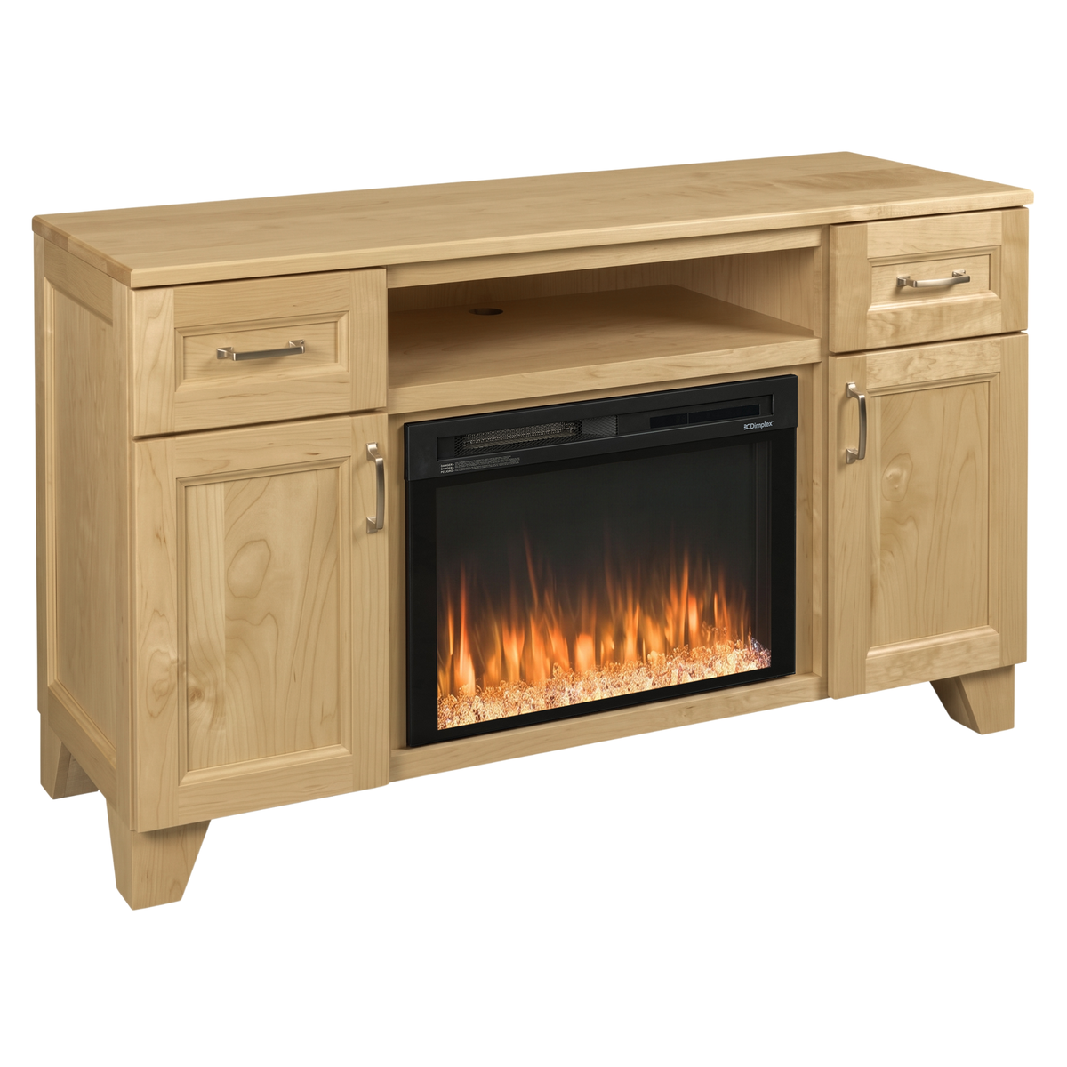 Hoosier Timbercraft Dalton Brown Maple Fireplace