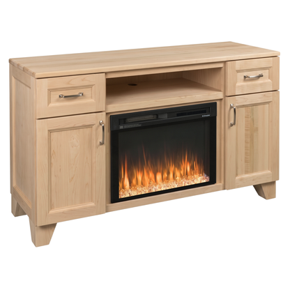 Hoosier Timbercraft Dalton Brown Maple Fireplace