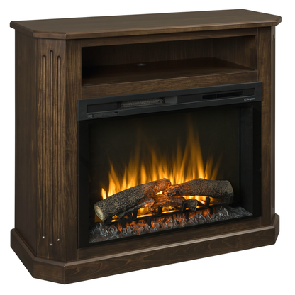 Hoosier Timbercraft Danbury Electric Brown Maple Fireplace