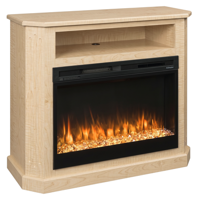 Hoosier Timbercraft Danbury Electric Brown Maple Fireplace