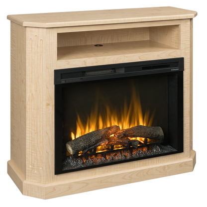 Hoosier Timbercraft Danbury Electric Brown Maple Fireplace