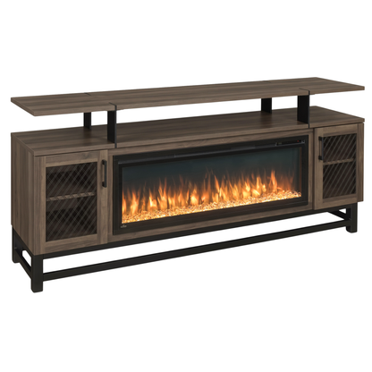 Hoosier Timbercraft Foundry Brown Maple Fireplace