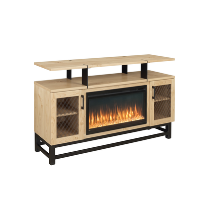 Hoosier Timbercraft Foundry Brown Maple Fireplace