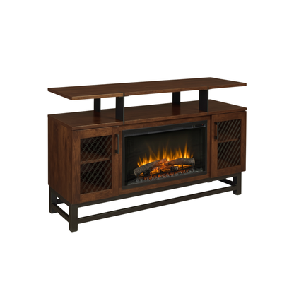 Hoosier Timbercraft Foundry Brown Maple Fireplace