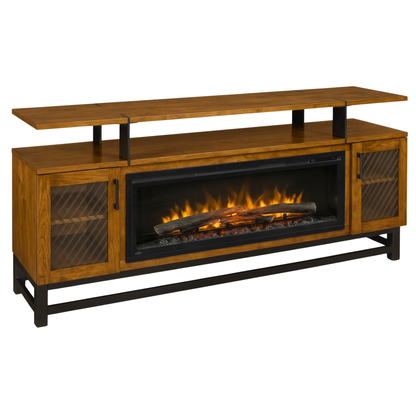 Hoosier Timbercraft Foundry Brown Maple Fireplace