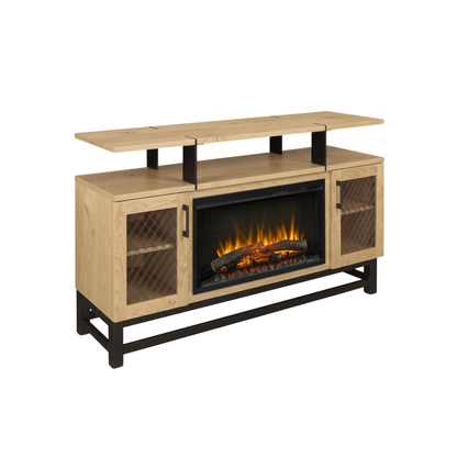 Hoosier Timbercraft Foundry Brown Maple Fireplace