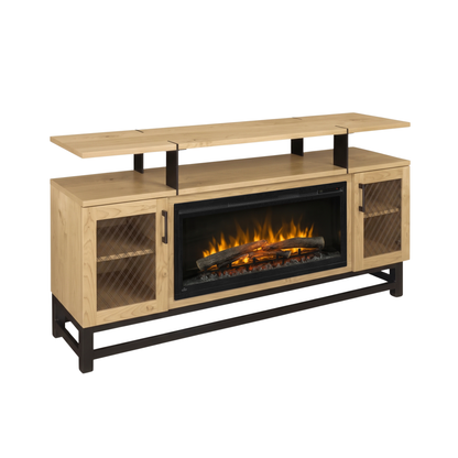 Hoosier Timbercraft Foundry Brown Maple Fireplace