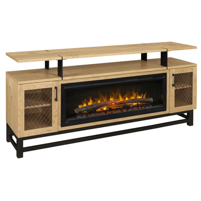 Hoosier Timbercraft Foundry Brown Maple Fireplace