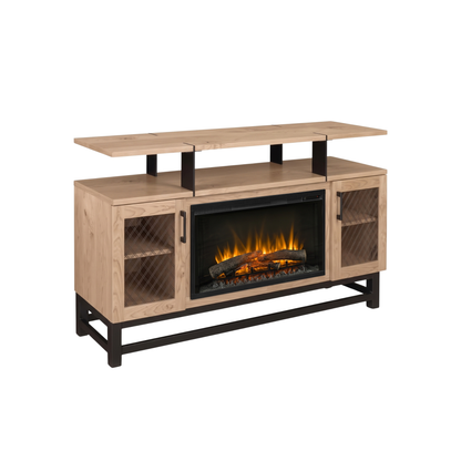 Hoosier Timbercraft Foundry Brown Maple Fireplace
