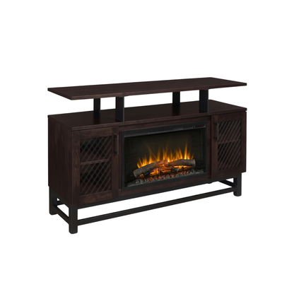 Hoosier Timbercraft Foundry Brown Maple Fireplace