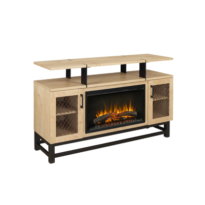 Hoosier Timbercraft Foundry Brown Maple Fireplace