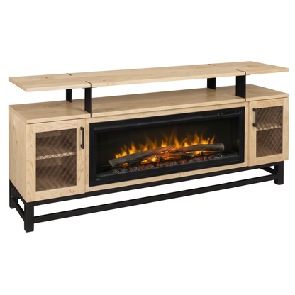 Hoosier Timbercraft Foundry Brown Maple Fireplace