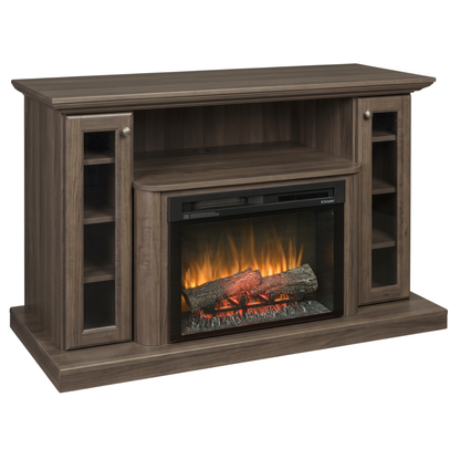 Hoosier Timbercraft Hartford Brown Maple Fireplace