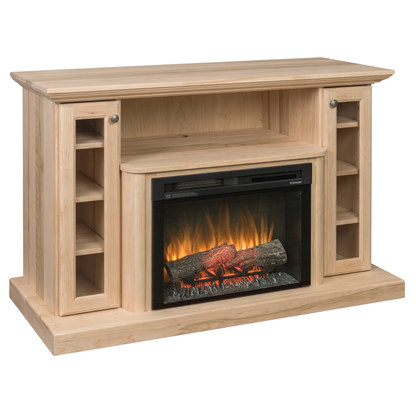 Hoosier Timbercraft Hartford Brown Maple Fireplace