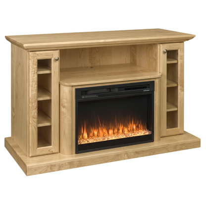 Hoosier Timbercraft Hartford Brown Maple Fireplace